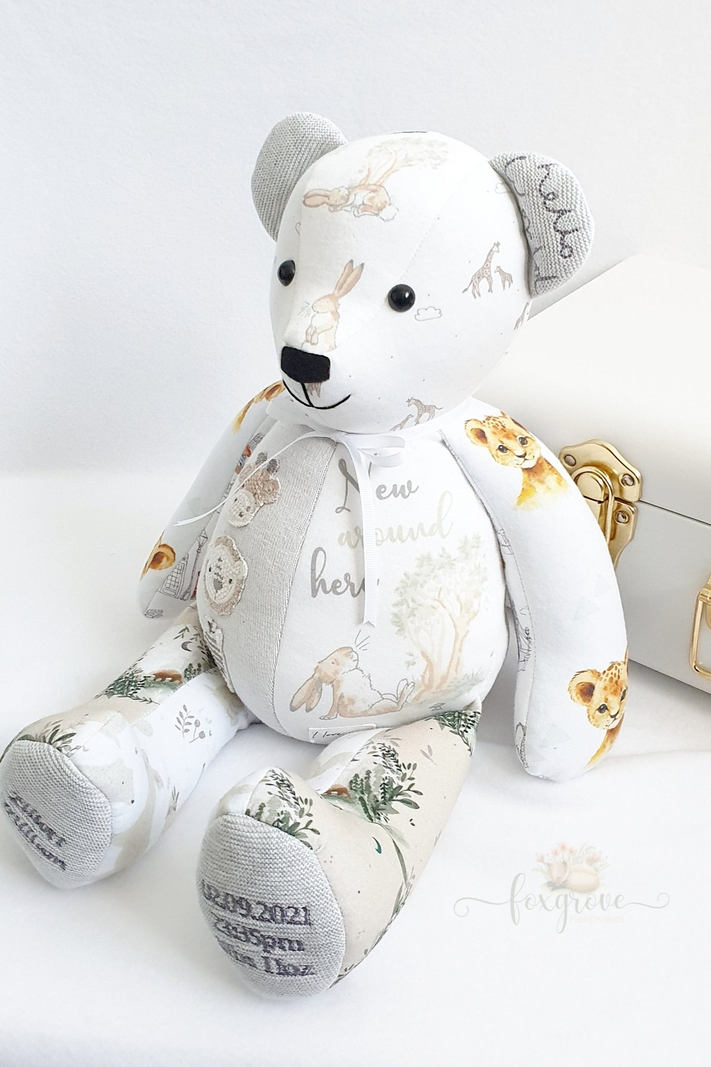 Beloved Bear - Personalised Birth-Weight Bear